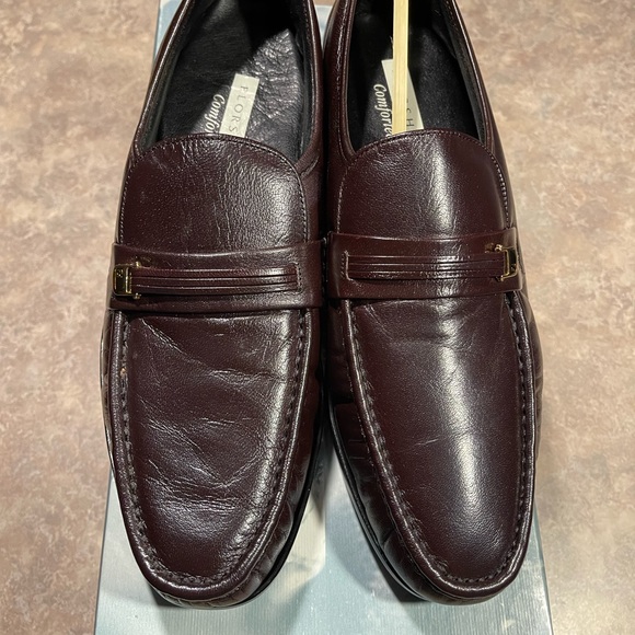 NIB Florsheim Burgundy Riva Loafers Size 10.5 B width - Picture 4 of 5